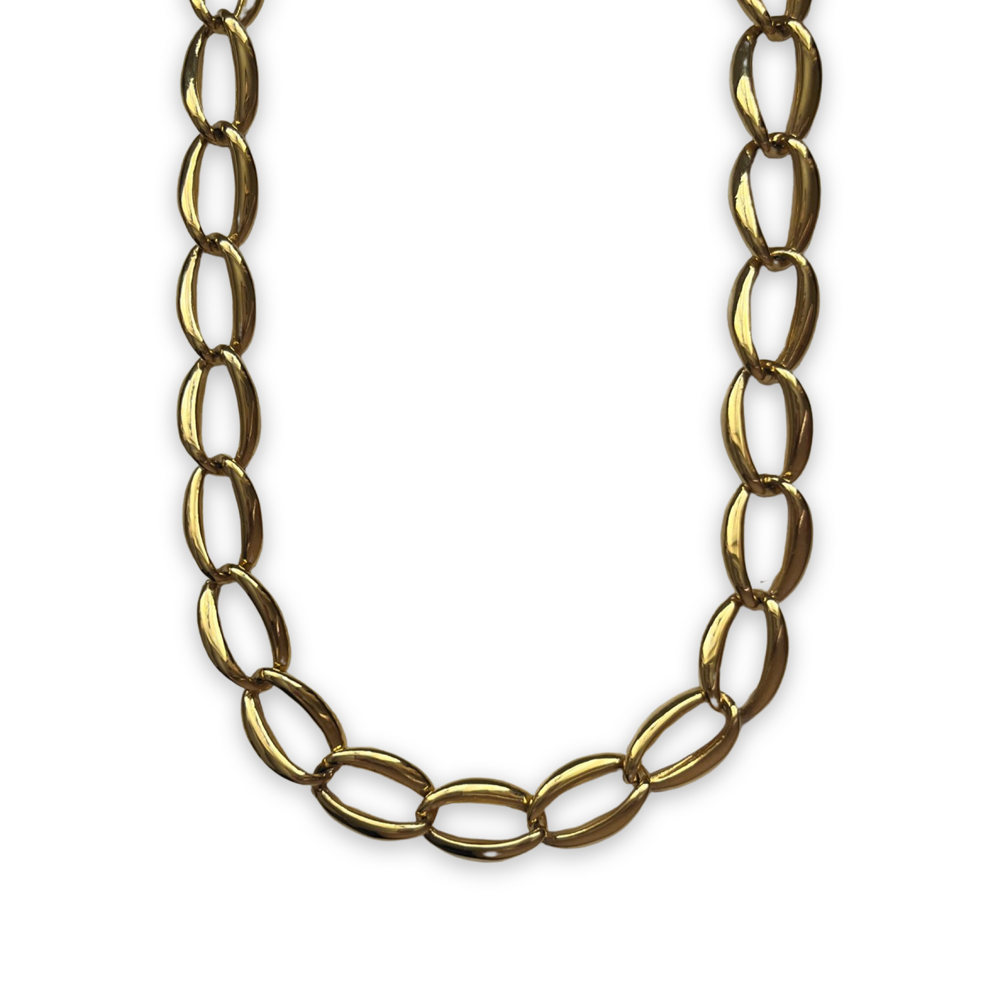 1980s Gold Plated Sardi Necklace