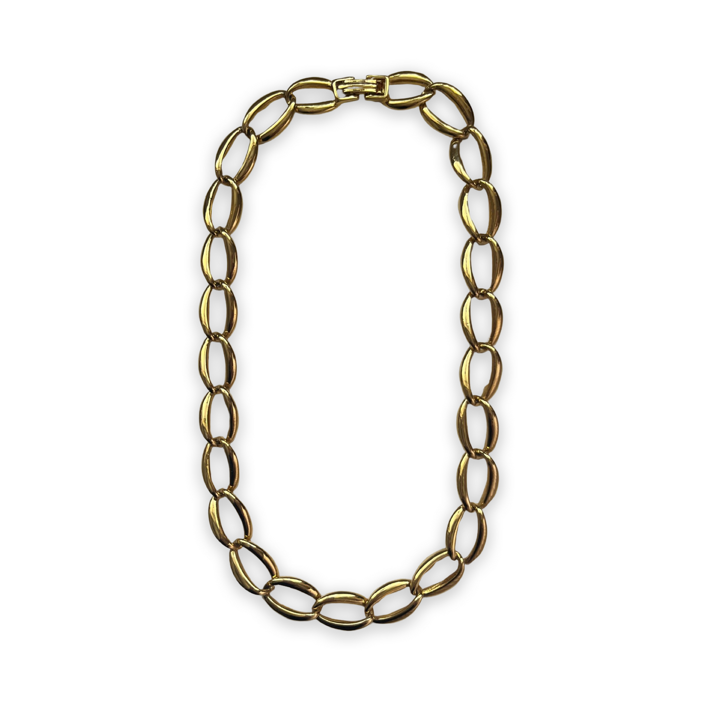 1980s Gold Plated Sardi Necklace