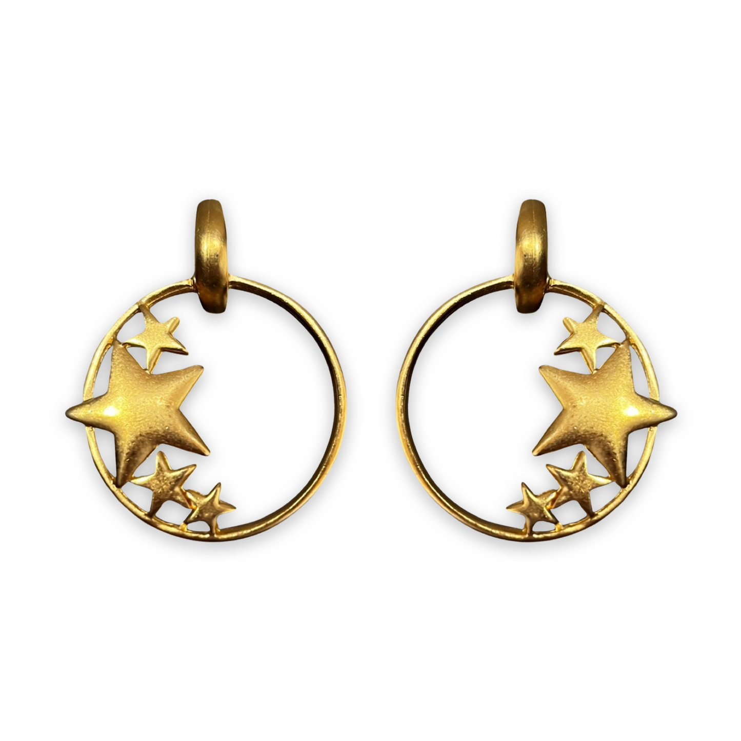 1990s Star Cluster Earrings - Post