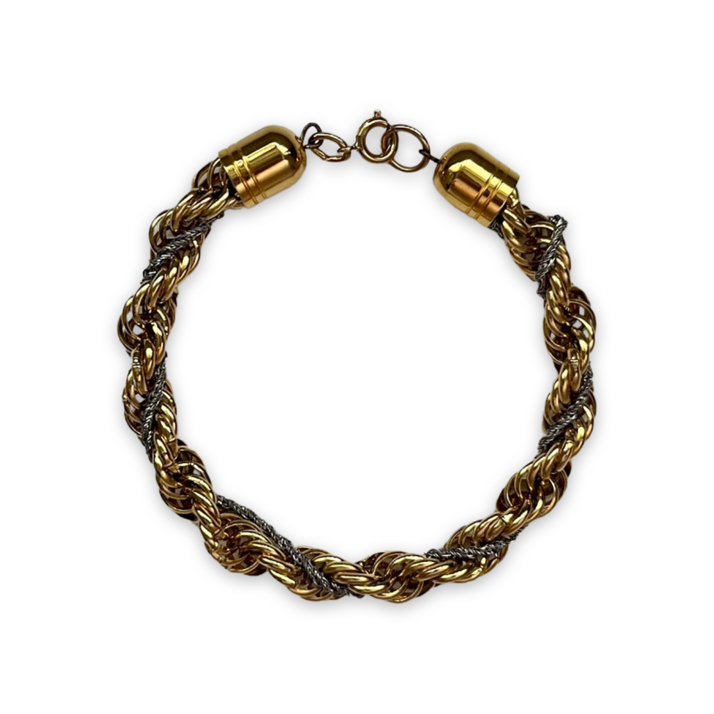 1990s Two Tone Rope Bracelet