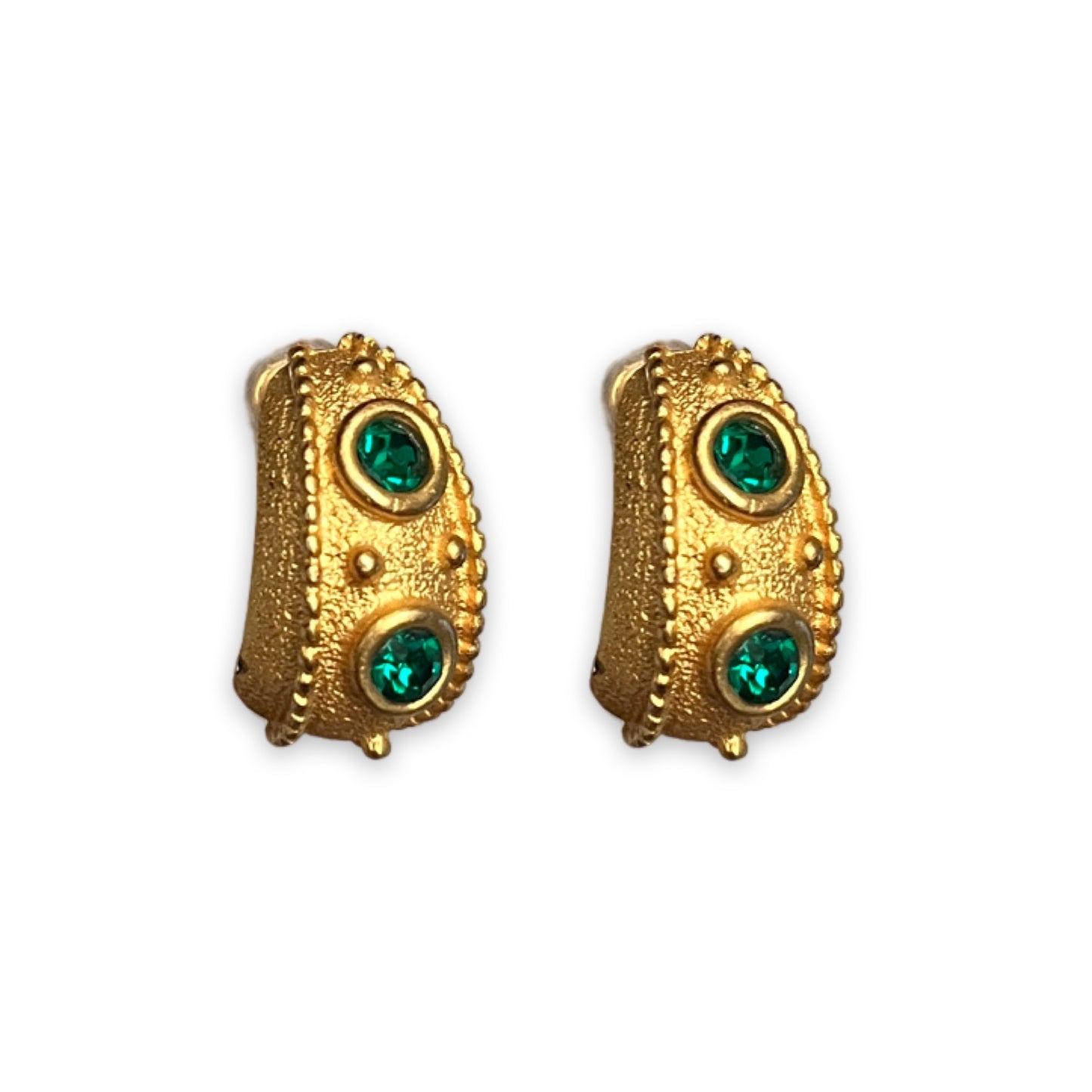 1990s Etruscan Monet Earrings - Post