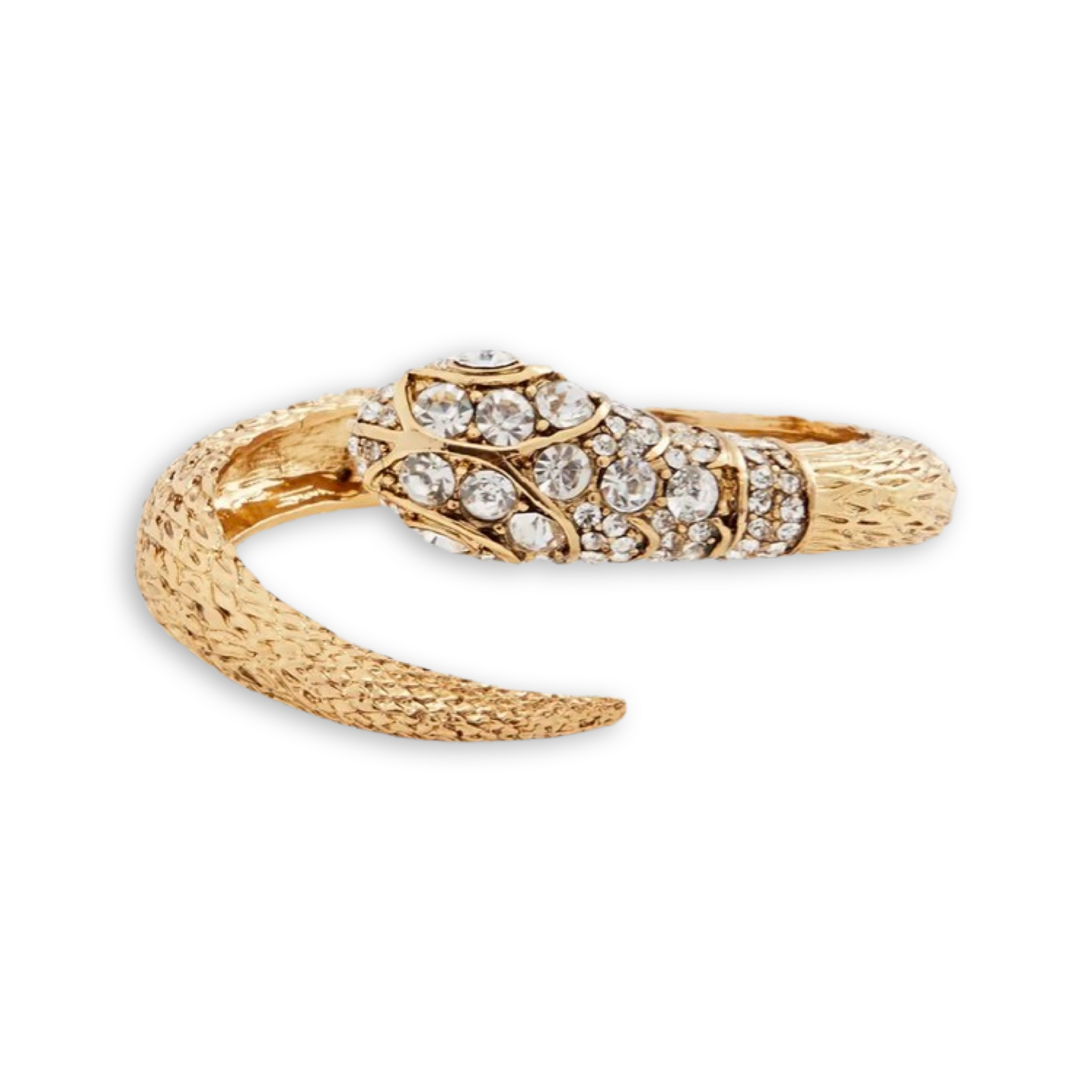 NEW - KJL Gold Plated Crystal Snake Bracelet