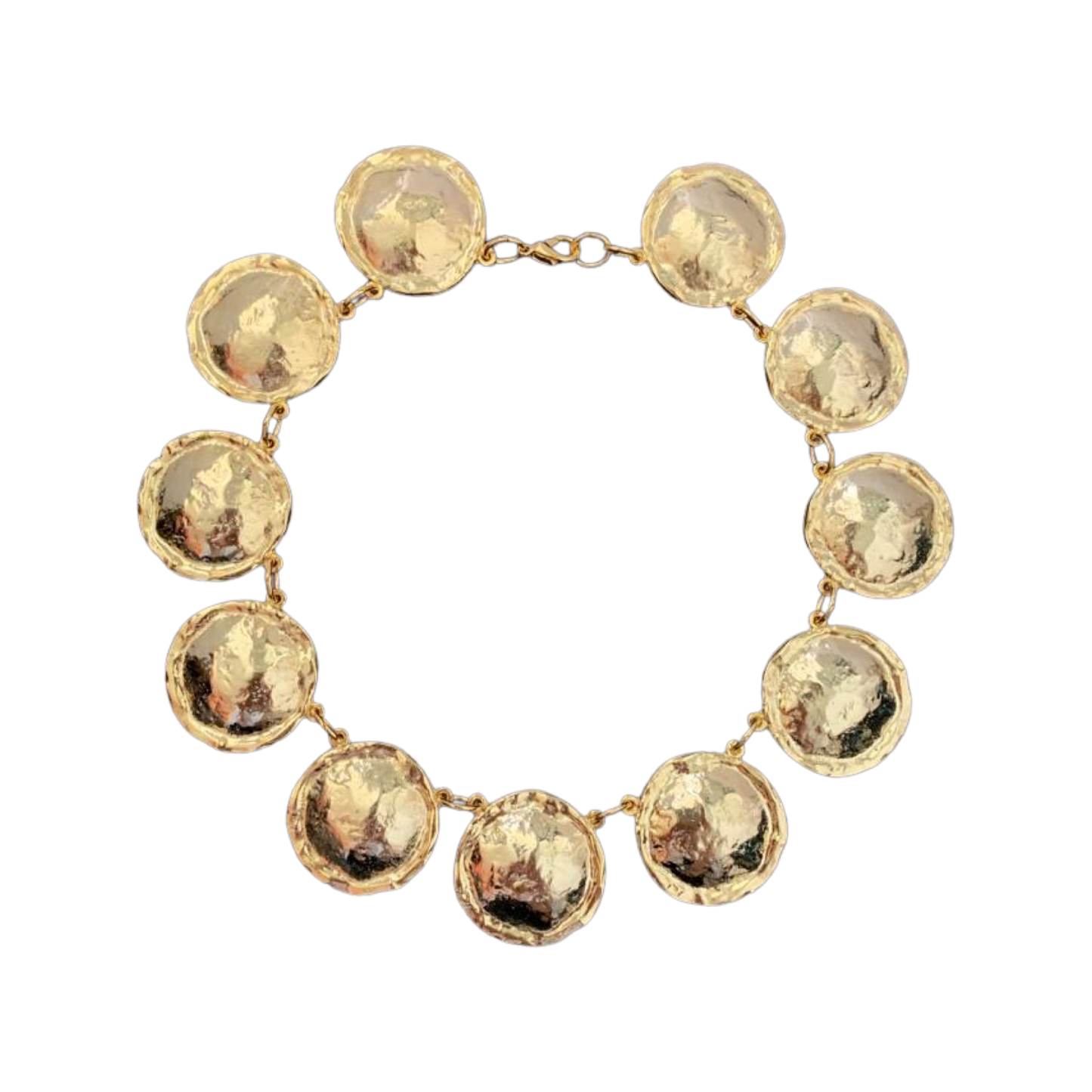 1990s Etruscan Statement Necklace